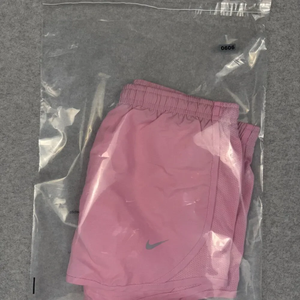 Women's Nike Pink Loose Vented Running Shorts - XS